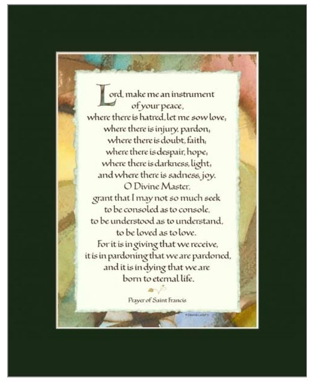 prayer of st. francis
